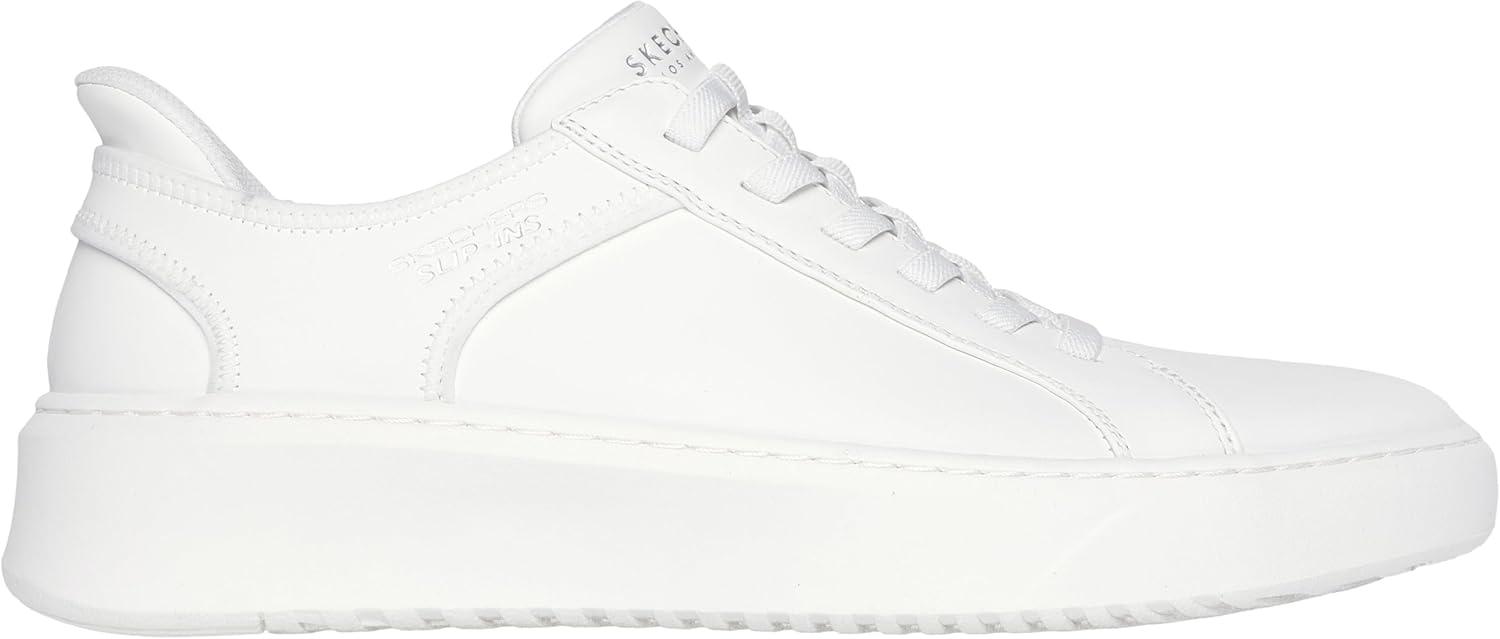 imageSkechers Mens Court Break Double Vented Slipins SneakersWhite