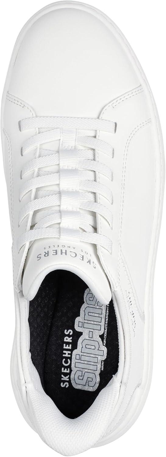 imageSkechers Mens Court Break Double Vented Slipins SneakersWhite