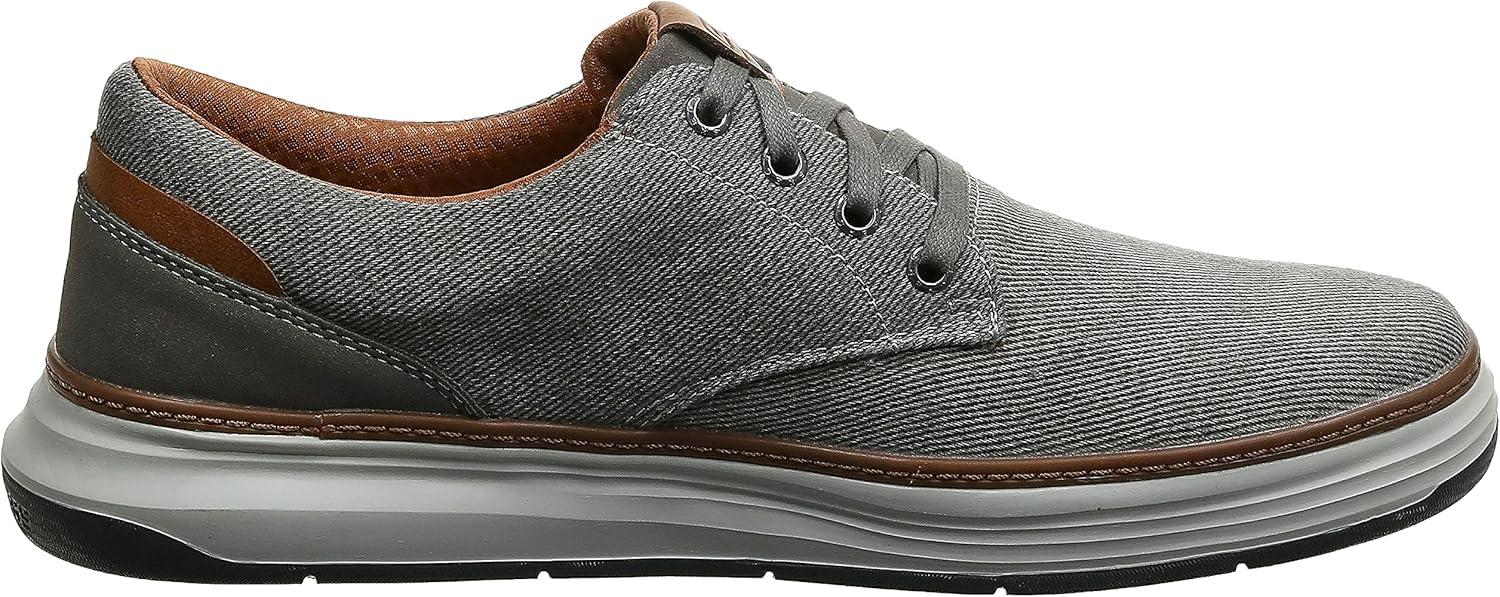 imageSkechers Mens Ederson Moreno Canvas Oxford ShoeBeige