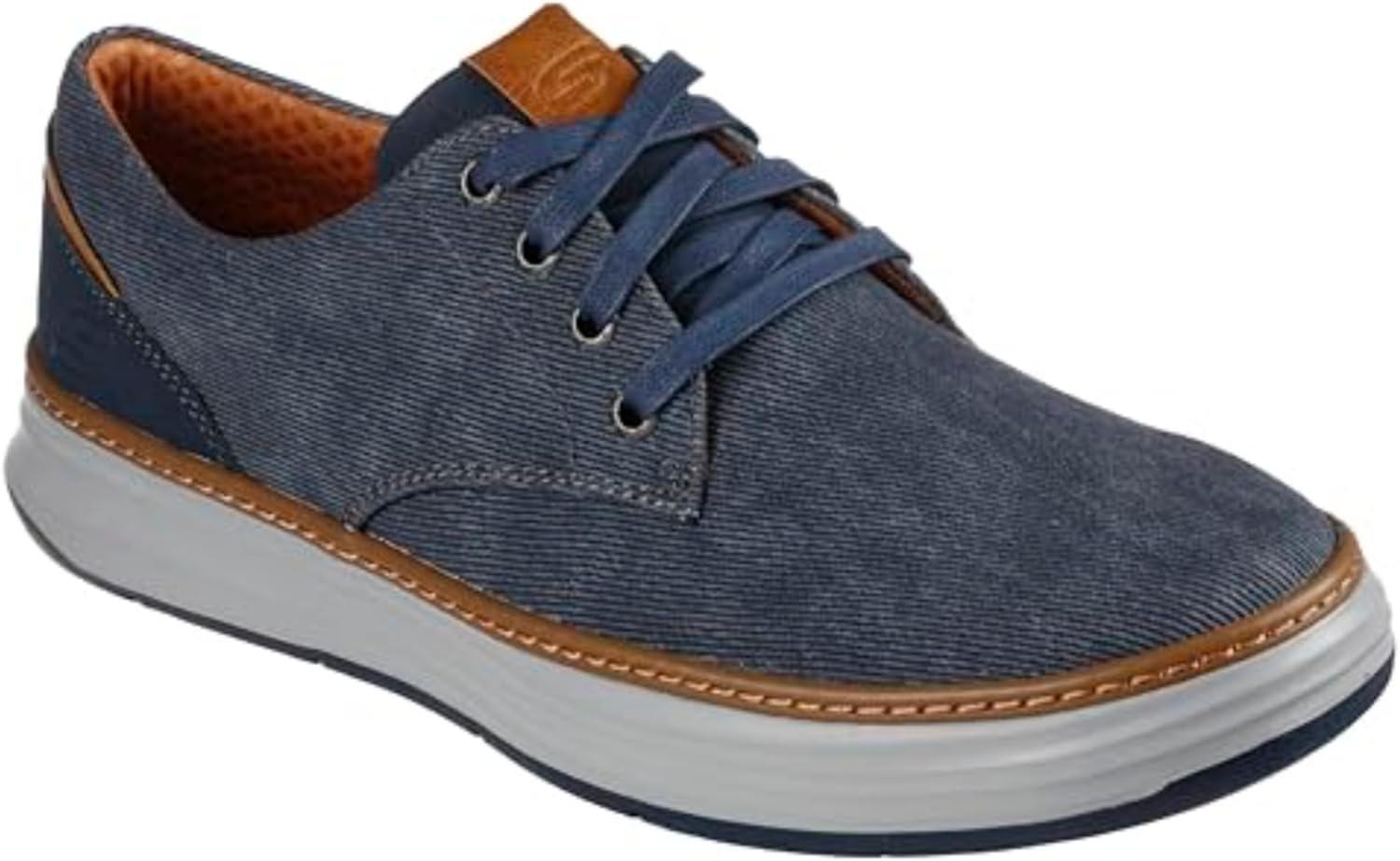 imageSkechers Mens Ederson Moreno Canvas Oxford ShoeBlue