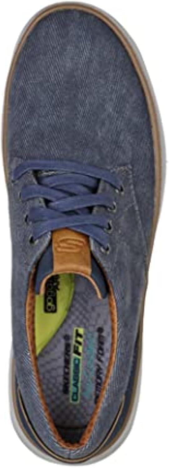 imageSkechers Mens Ederson Moreno Canvas Oxford ShoeBlue