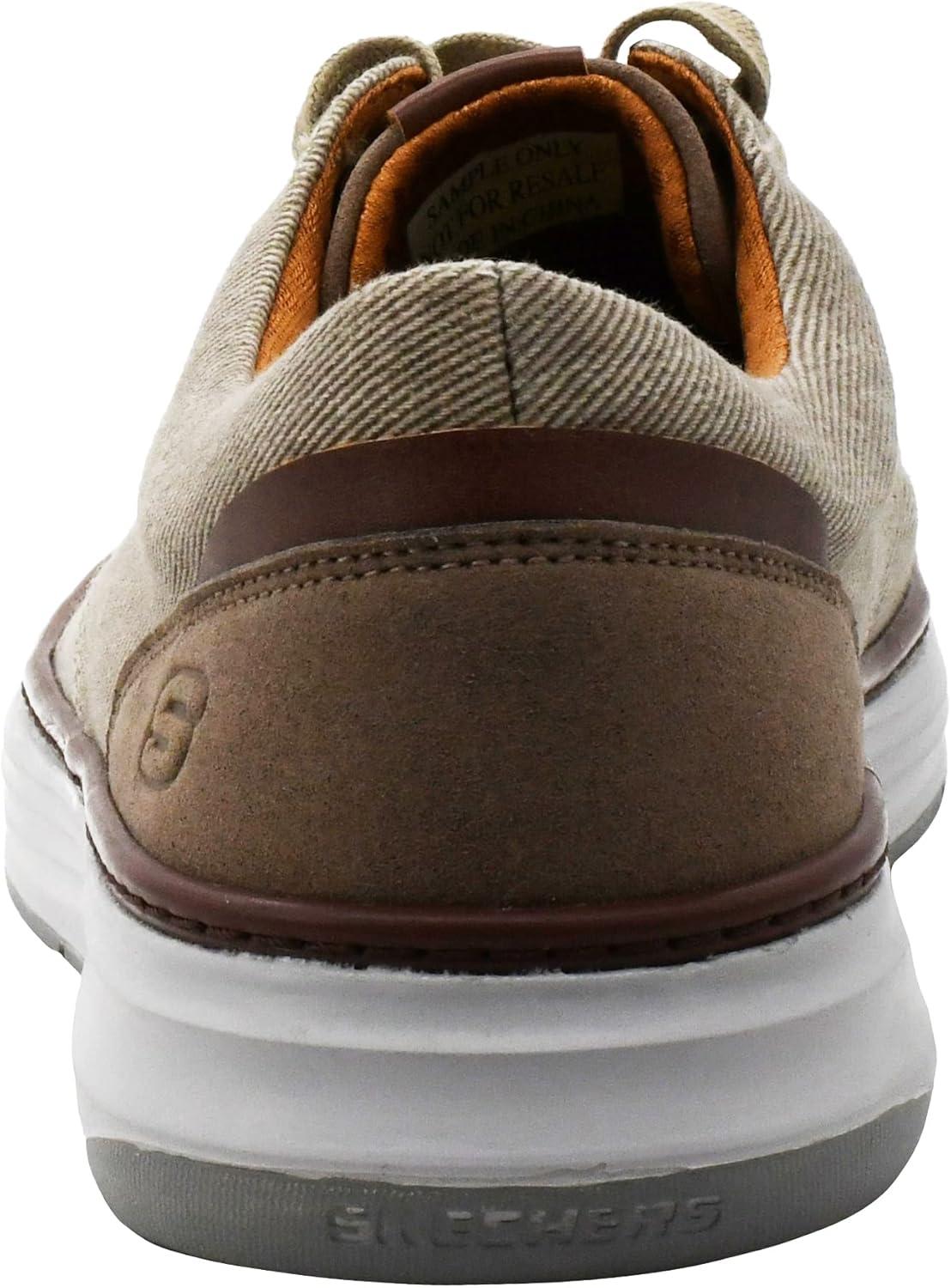 imageSkechers Mens Ederson Moreno Canvas Oxford ShoeStone