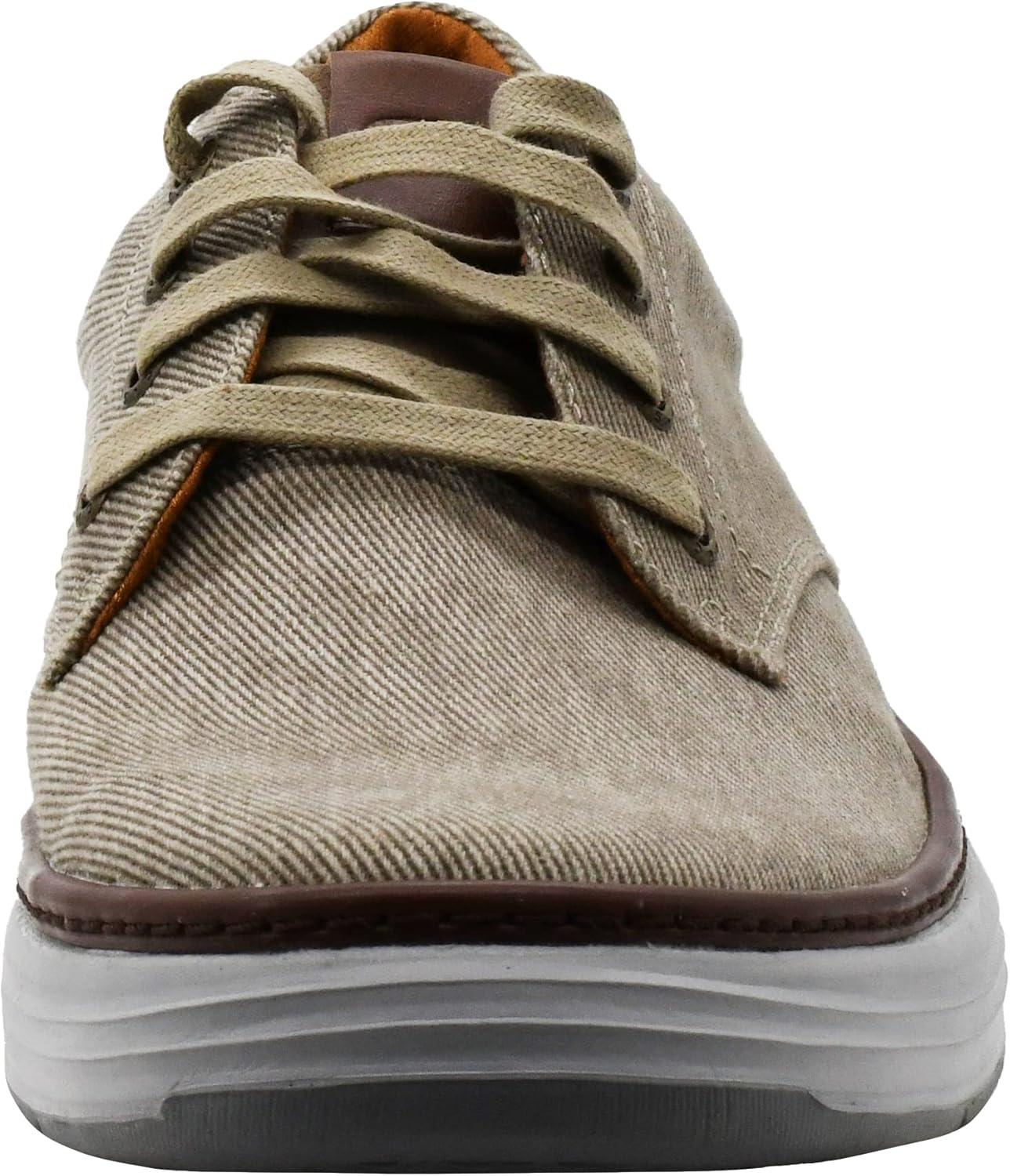 imageSkechers Mens Ederson Moreno Canvas Oxford ShoeStone