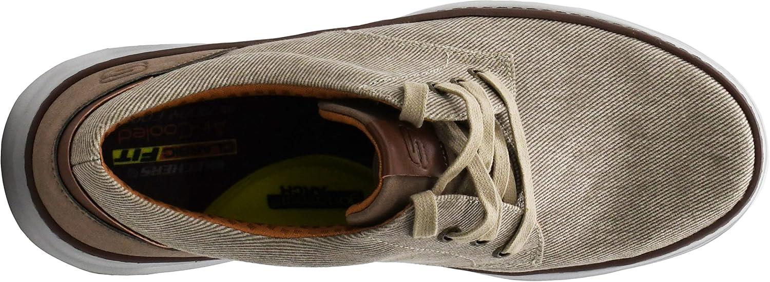 imageSkechers Mens Ederson Moreno Canvas Oxford ShoeStone