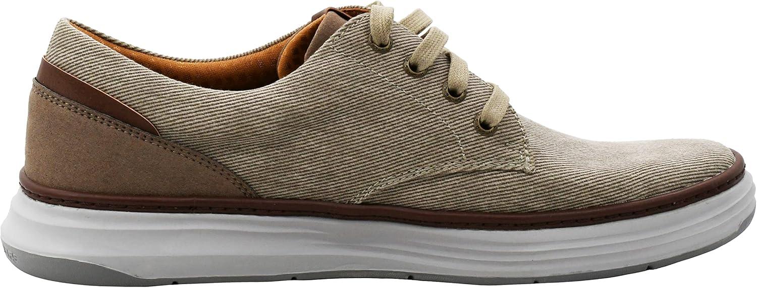 imageSkechers Mens Ederson Moreno Canvas Oxford ShoeStone
