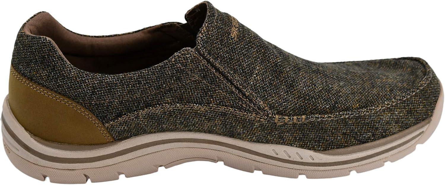 imageSkechers Mens Expected Avillo RelaxedFit SlipOn LoaferLight Brown