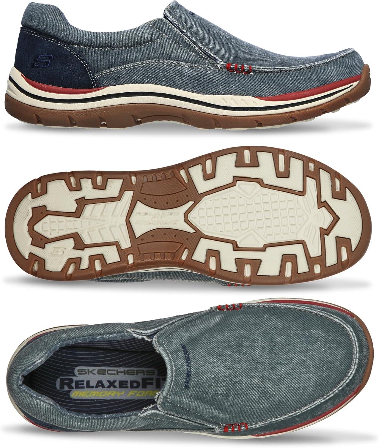 imageSkechers Mens Expected Avillo RelaxedFit SlipOn LoaferNavy