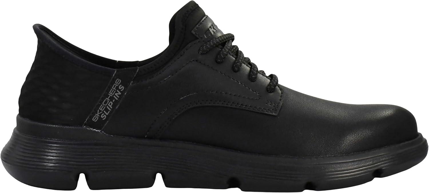 imageSkechers Mens Garza Gervin SlipOn ShoesBlack