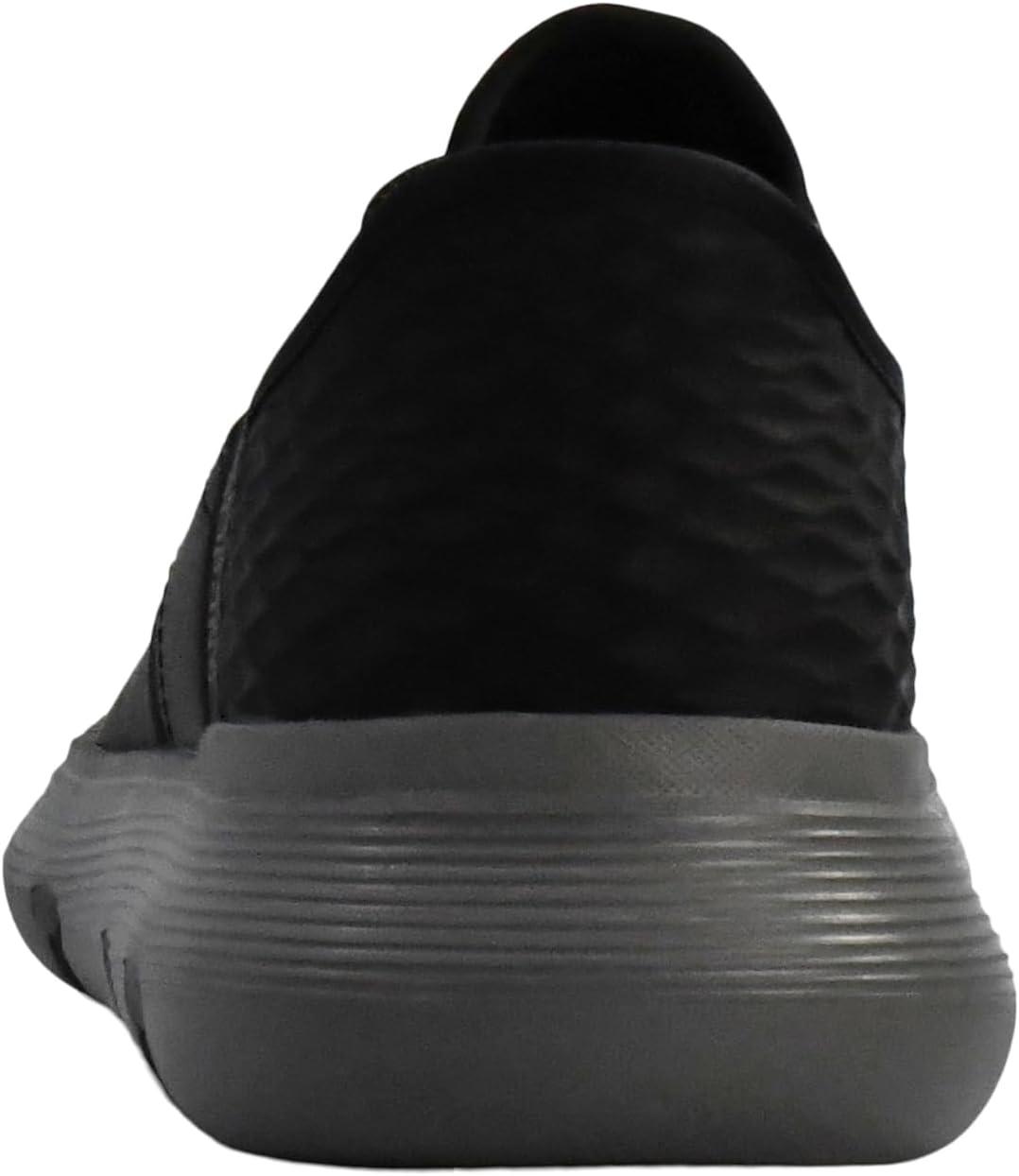 imageSkechers Mens Garza Gervin SlipOn ShoesBlackCharcoal