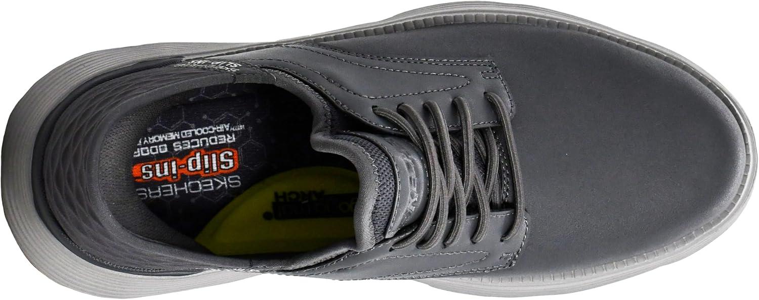 imageSkechers Mens Garza Gervin SlipOn ShoesCharcoal