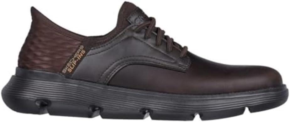 imageSkechers Mens Garza Gervin SlipOn ShoesChocolate