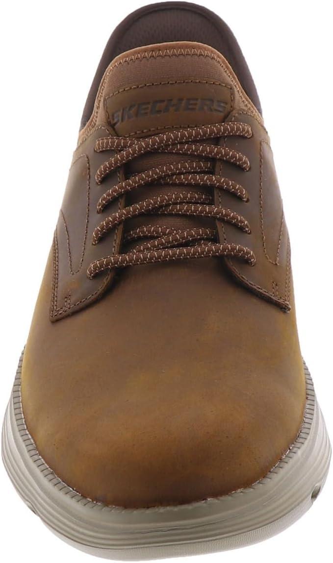 imageSkechers Mens Garza Gervin SlipOn ShoesDark Brown