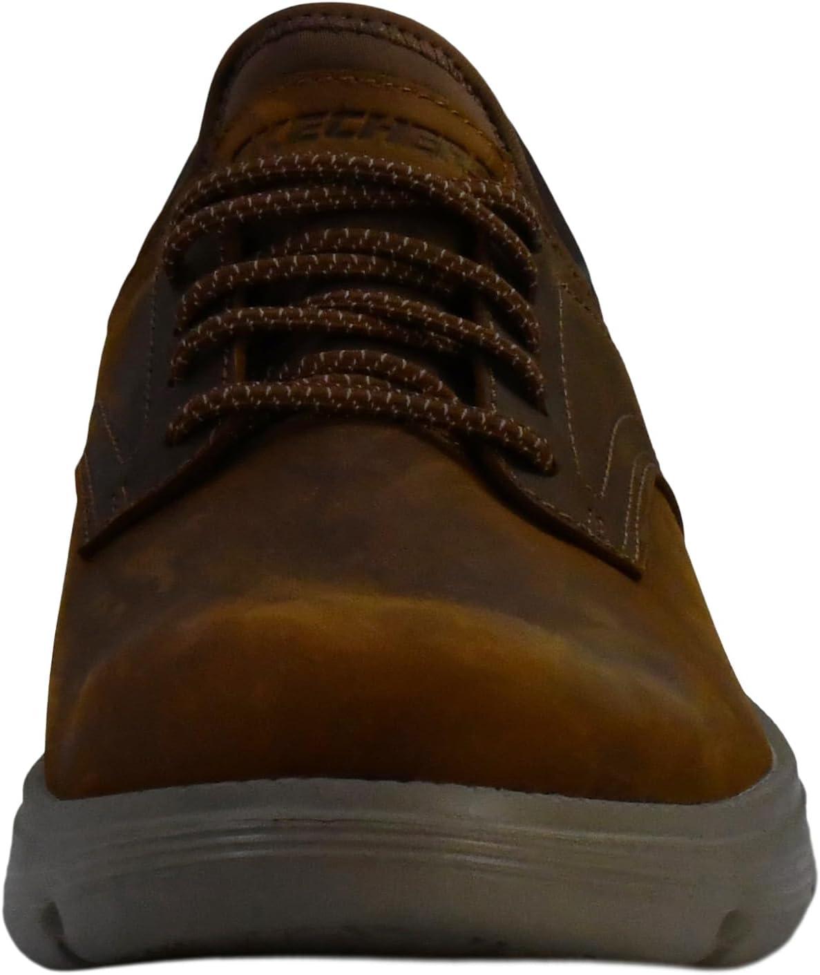 imageSkechers Mens Garza Gervin SlipOn ShoesDark Chocolate