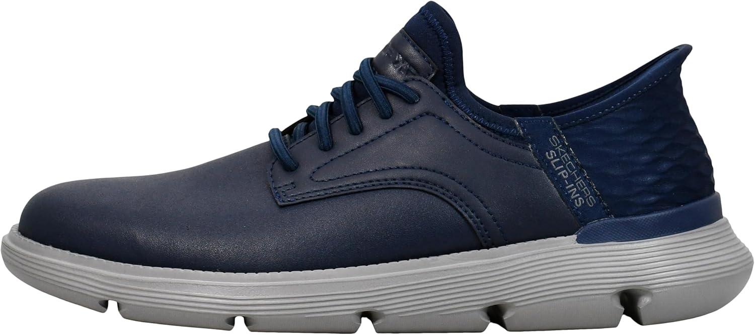 imageSkechers Mens Garza Gervin SlipOn ShoesNavy