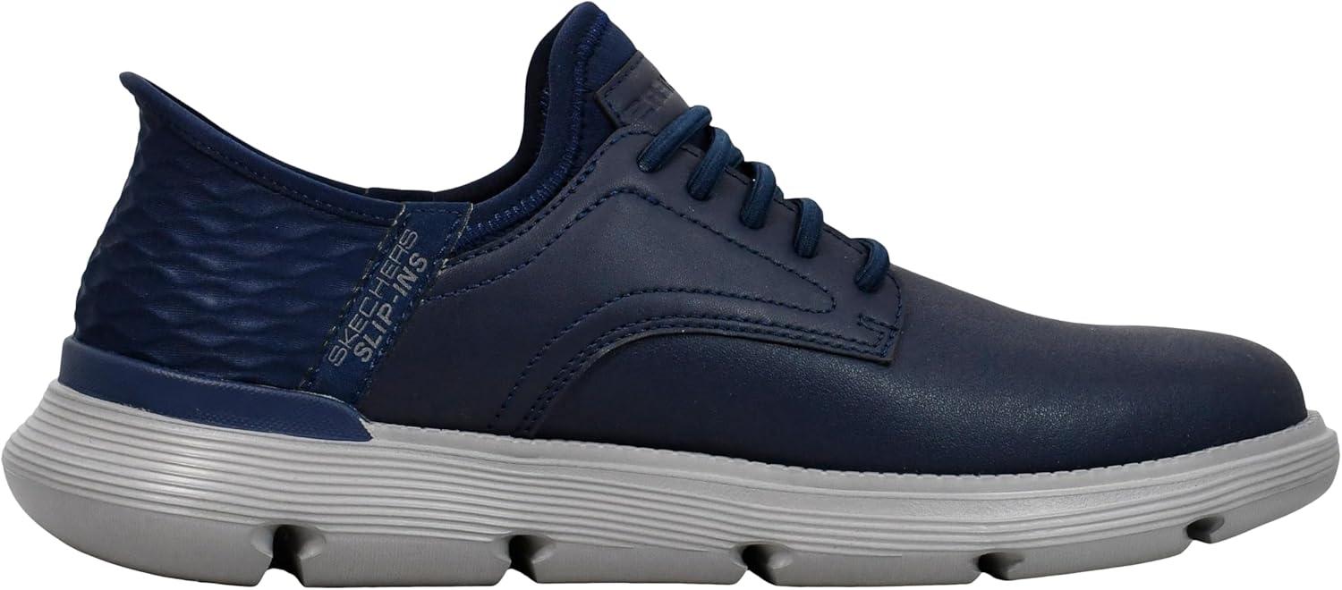 imageSkechers Mens Garza Gervin SlipOn ShoesNavy