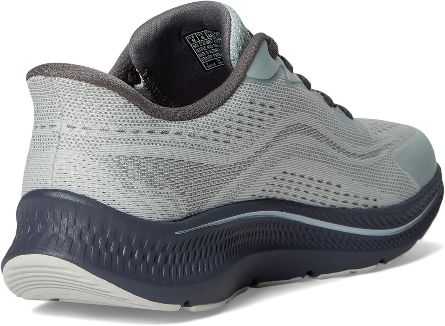 imageSkechers Mens Go Run Consistent 20 Lockhart SneakerGrayCharcoal