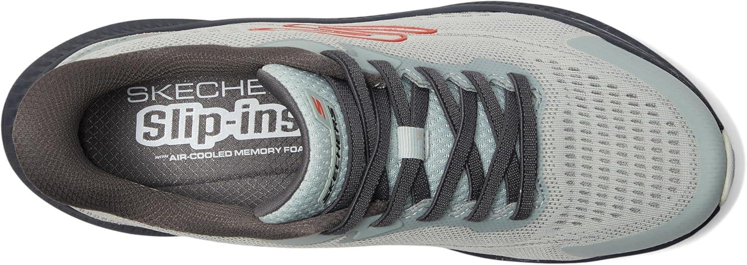 imageSkechers Mens Go Run Consistent 20 Lockhart SneakerGrayCharcoal