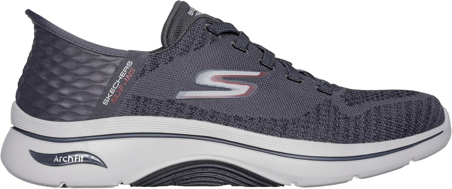 imageSkechers Mens Go Walk Arch Fit 20 GrandCharcoalRed