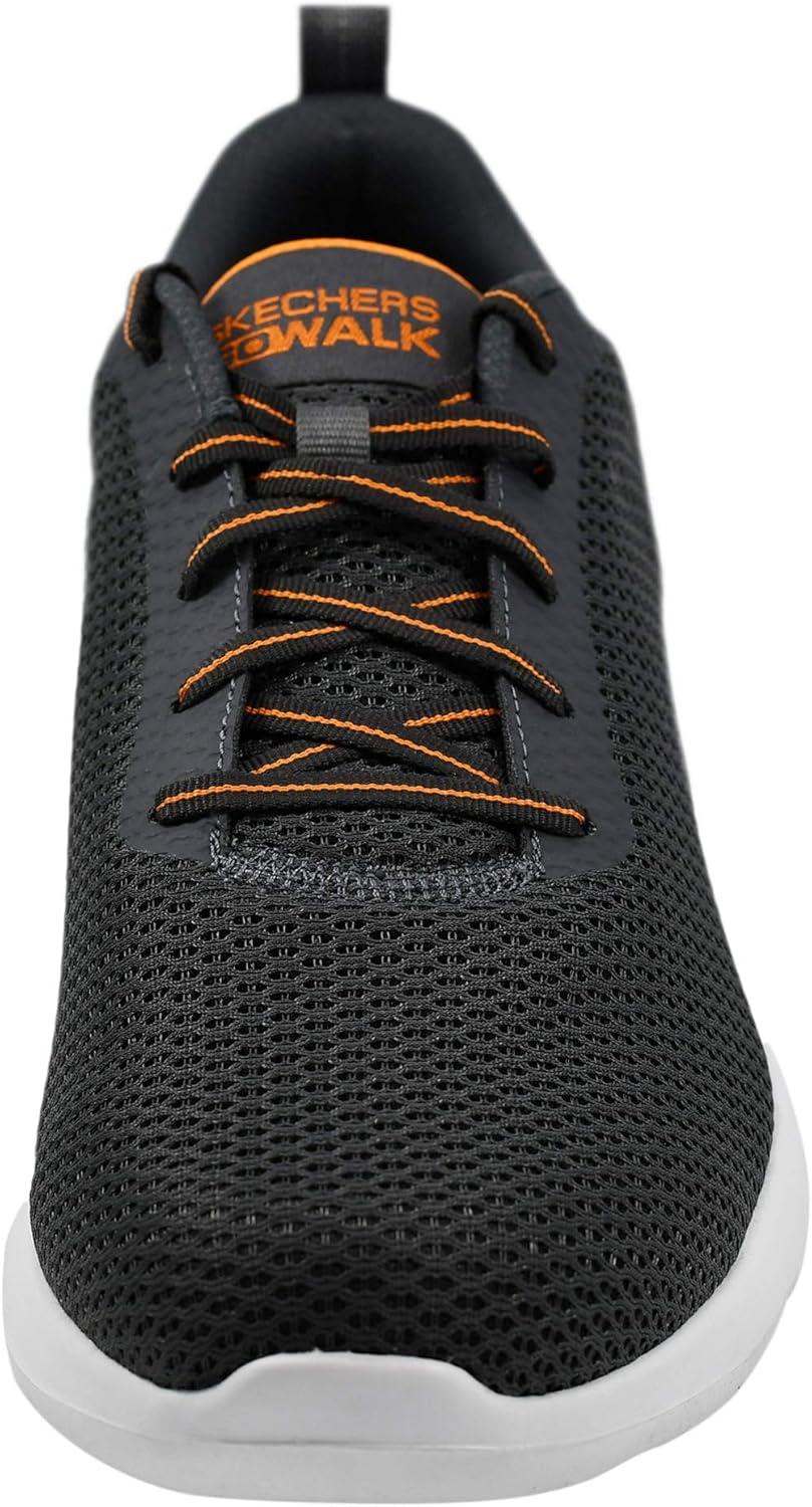 imageSkechers Mens Go Walk Max Effort Walking ShoesCharcoalOrange
