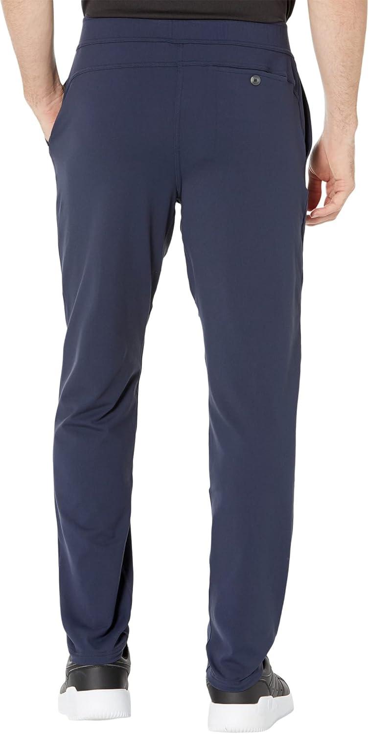 imageSkechers Mens Go Walk Slip Ins Stretchable Straight Leg Pintuck Zip Fly PantsBlue Iris