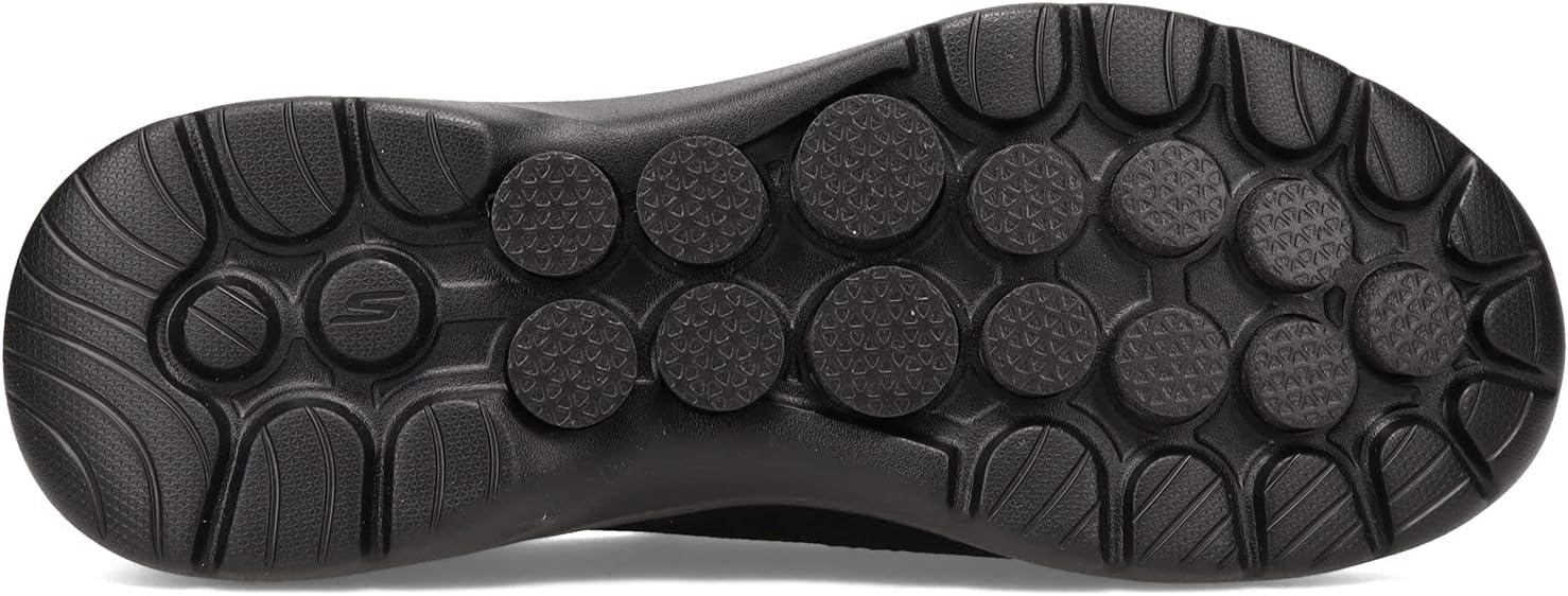 imageSkechers Mens Gowalk 6 Stretch Fit Slipon Athletic Performance Walking ShoeBlack