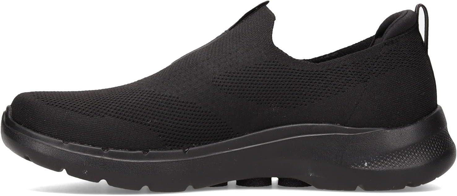 imageSkechers Mens Gowalk 6 Stretch Fit Slipon Athletic Performance Walking ShoeBlack