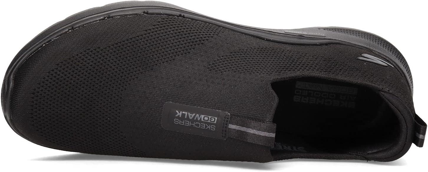 imageSkechers Mens Gowalk 6 Stretch Fit Slipon Athletic Performance Walking ShoeBlack