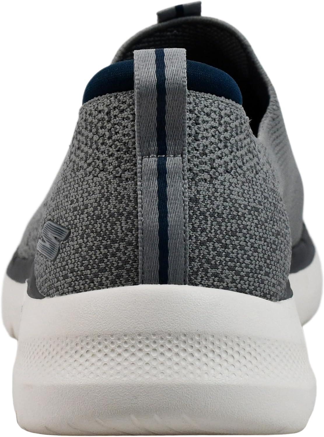 imageSkechers Mens Gowalk 6 Stretch Fit Slipon Athletic Performance Walking ShoeGreyCharcoal