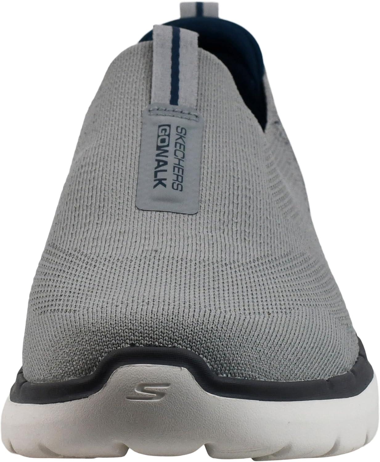 imageSkechers Mens Gowalk 6 Stretch Fit Slipon Athletic Performance Walking ShoeGreyCharcoal