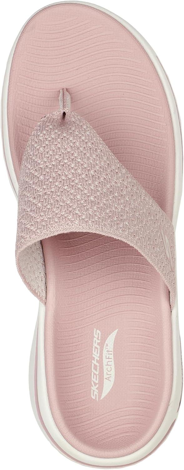 imageSkechers Mens Gowalk 6 Stretch Fit Slipon Athletic Performance Walking ShoeMauve