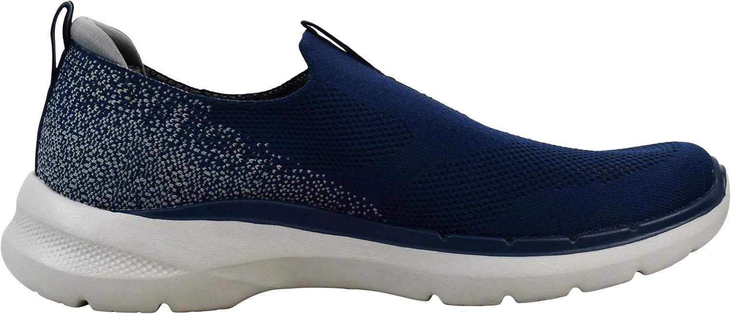 imageSkechers Mens Gowalk 6 Stretch Fit Slipon Athletic Performance Walking ShoeNavyCharcoal