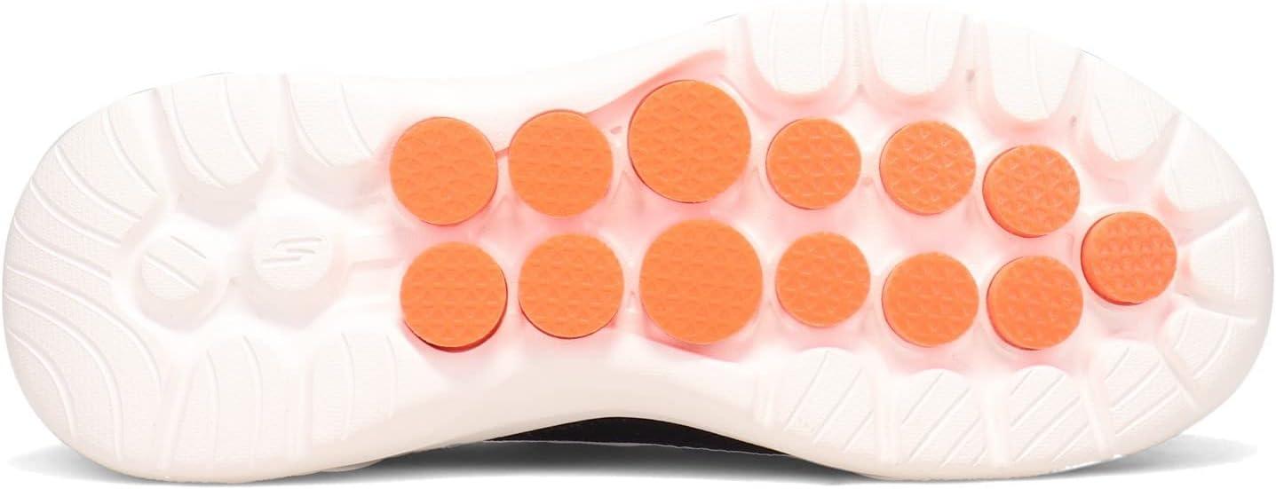 imageSkechers Mens Gowalk 6 Stretch Fit Slipon Athletic Performance Walking ShoeNavyOrange