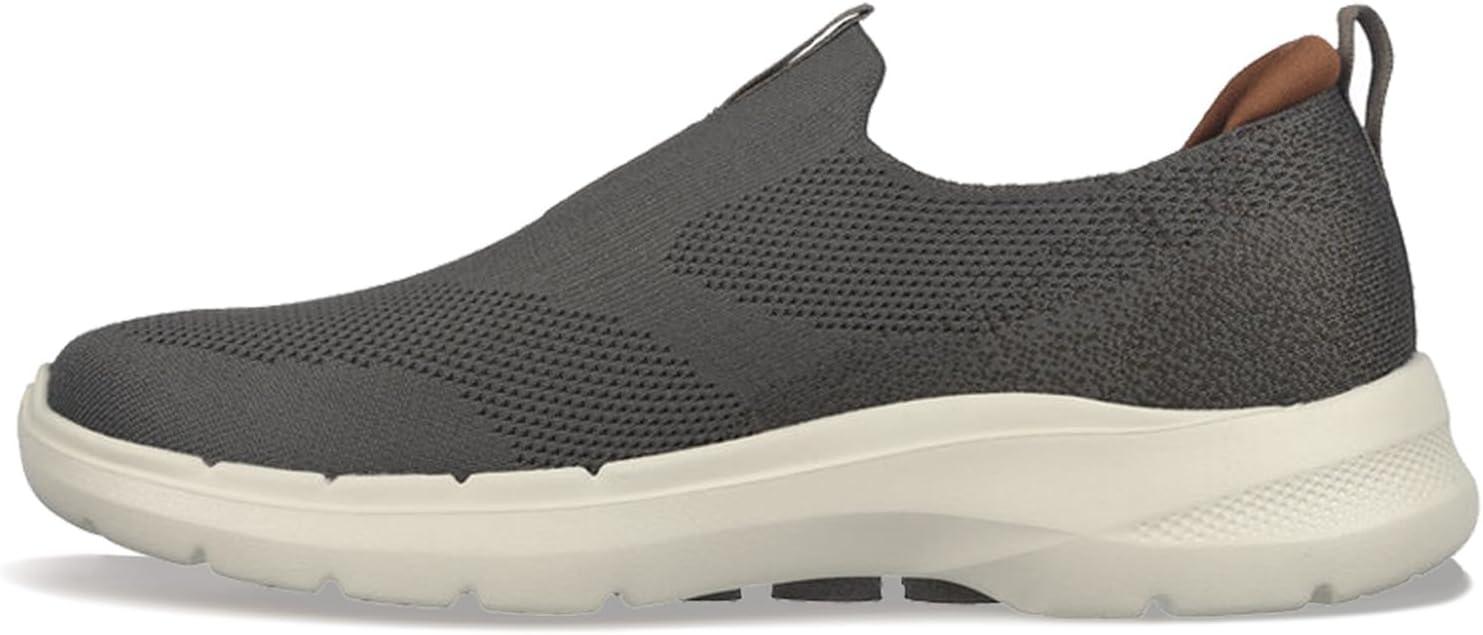imageSkechers Mens Gowalk 6 Stretch Fit Slipon Athletic Performance Walking ShoeTaupe