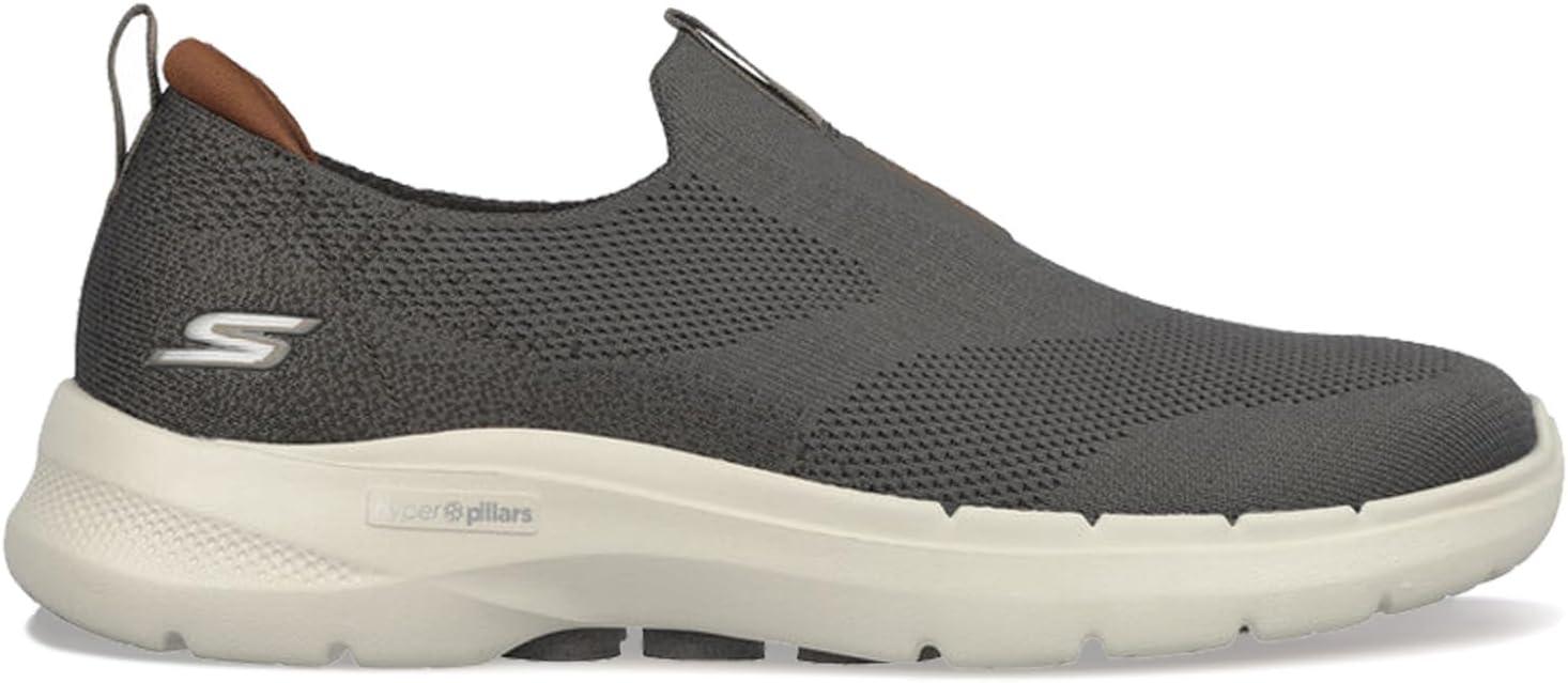 imageSkechers Mens Gowalk 6 Stretch Fit Slipon Athletic Performance Walking ShoeTaupe