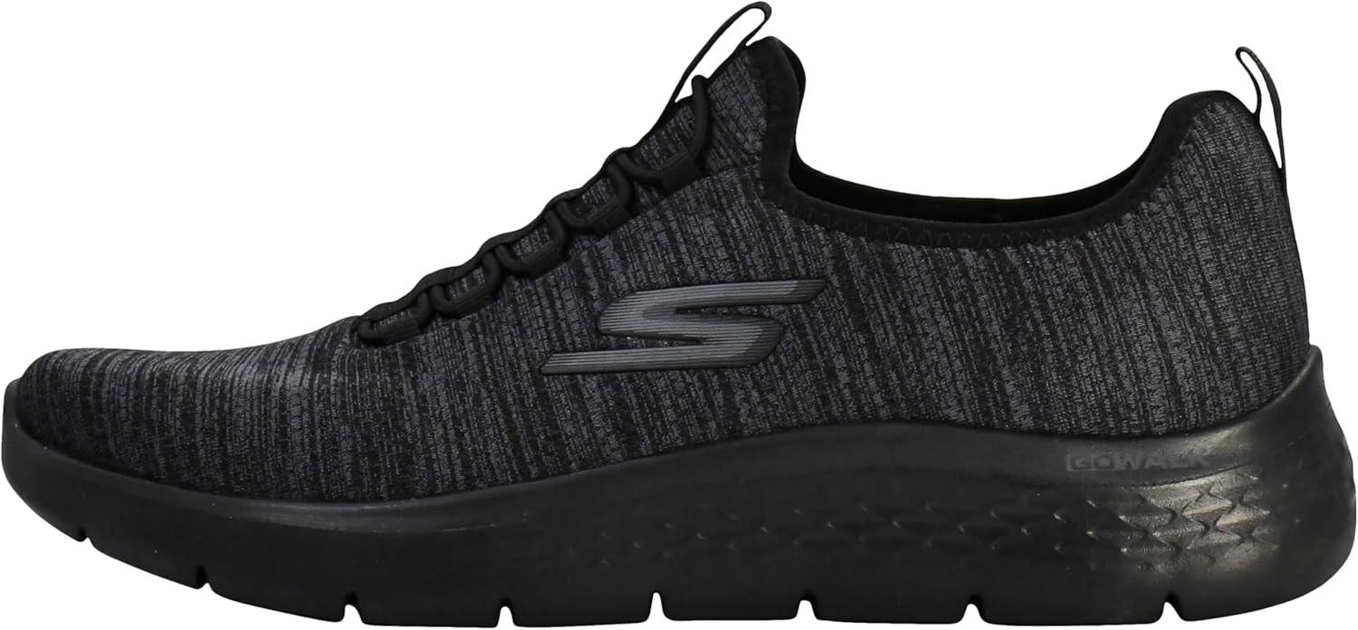 imageSkechers Mens Gowalk Flex SlipOn Walking ShoesBlackCharcoal