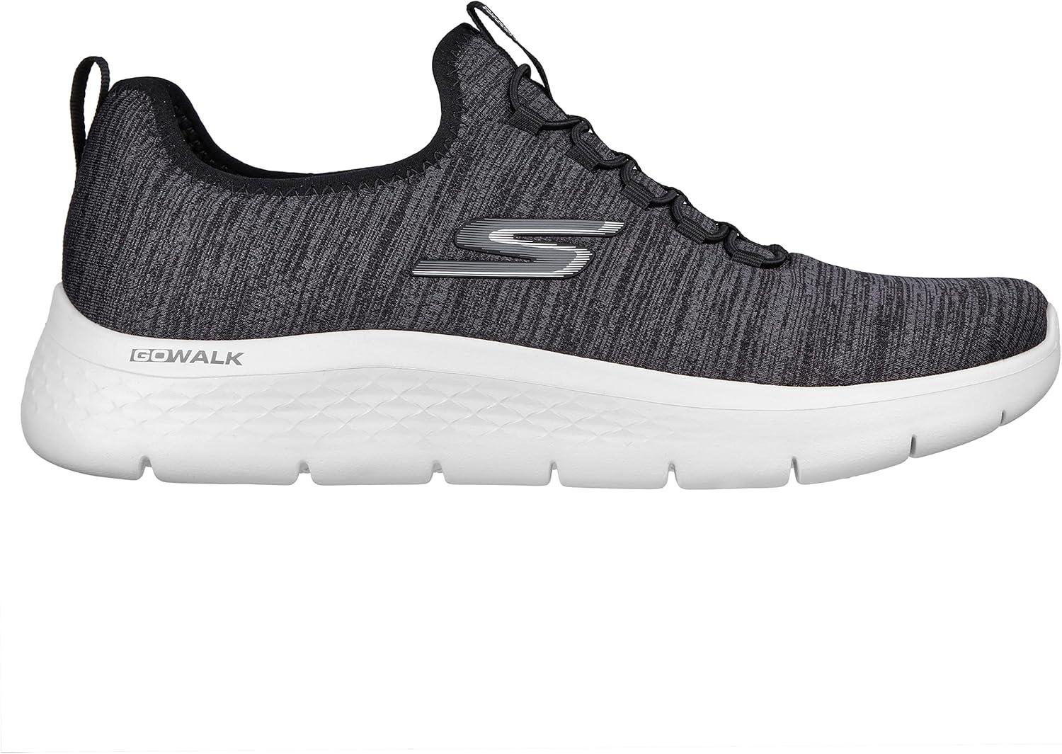imageSkechers Mens Gowalk Flex SlipOn Walking ShoesBlackWhite 2