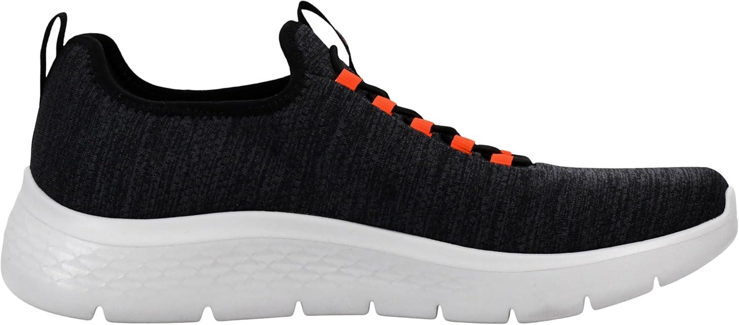 imageSkechers Mens Gowalk Flex SlipOn Walking ShoesCharcoalOrange