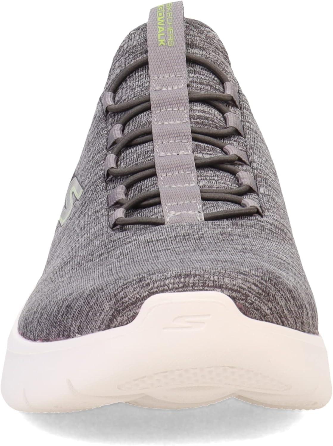 imageSkechers Mens Gowalk Flex SlipOn Walking ShoesGrayLime