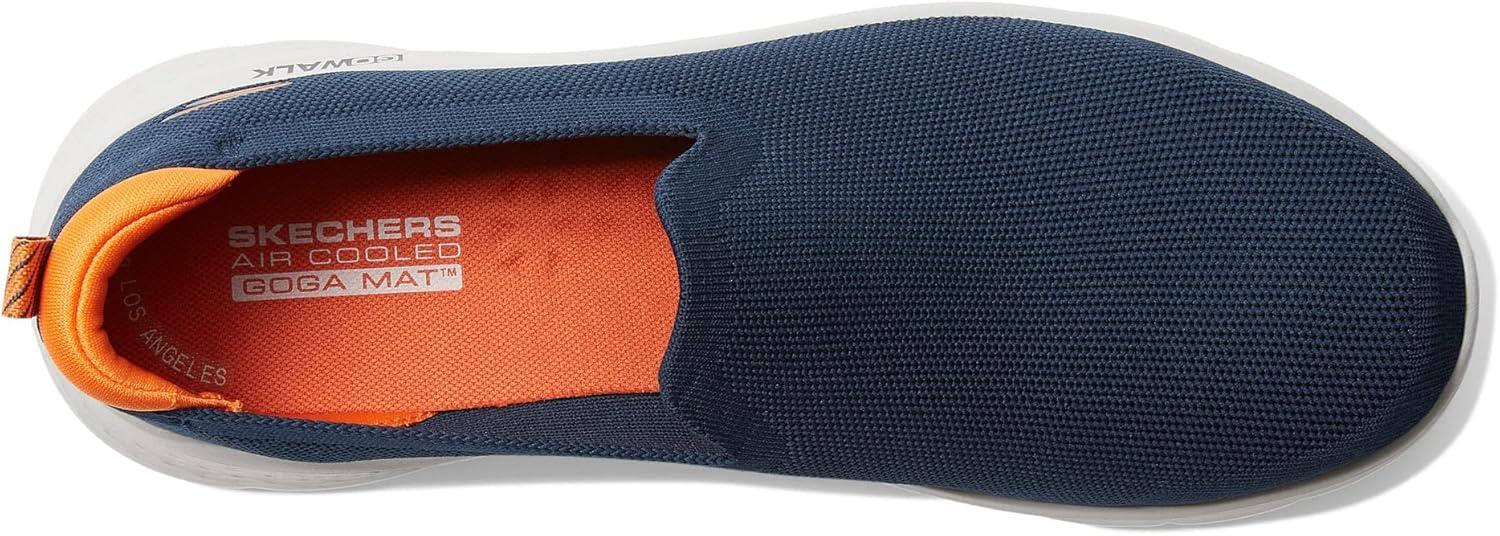 imageSkechers Mens Gowalk Flex SlipOn Walking ShoesNavyOrange 1