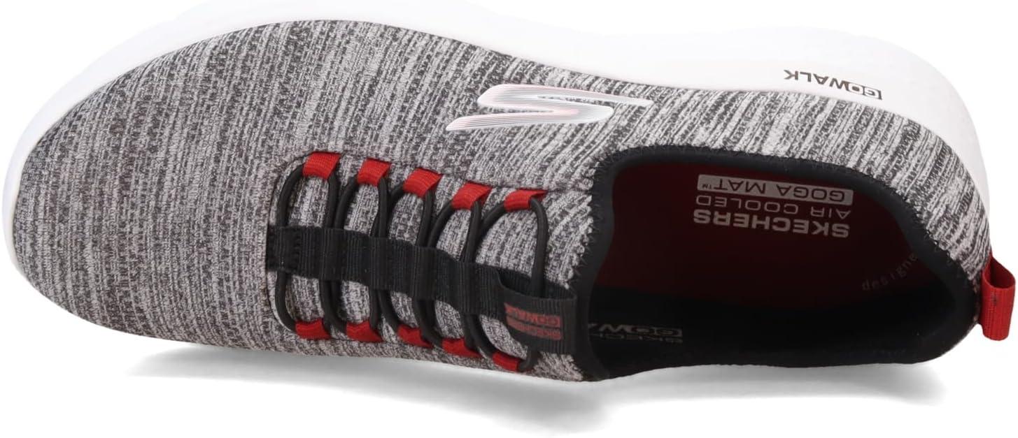 imageSkechers Mens Gowalk Flex SlipOn Walking ShoesWhiteBlack 2