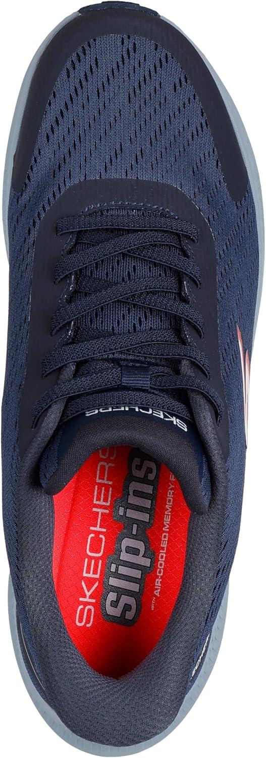 imageSkechers Mens Hands Free Slipins Go Run Consistent 20Worldview SneakerNavy