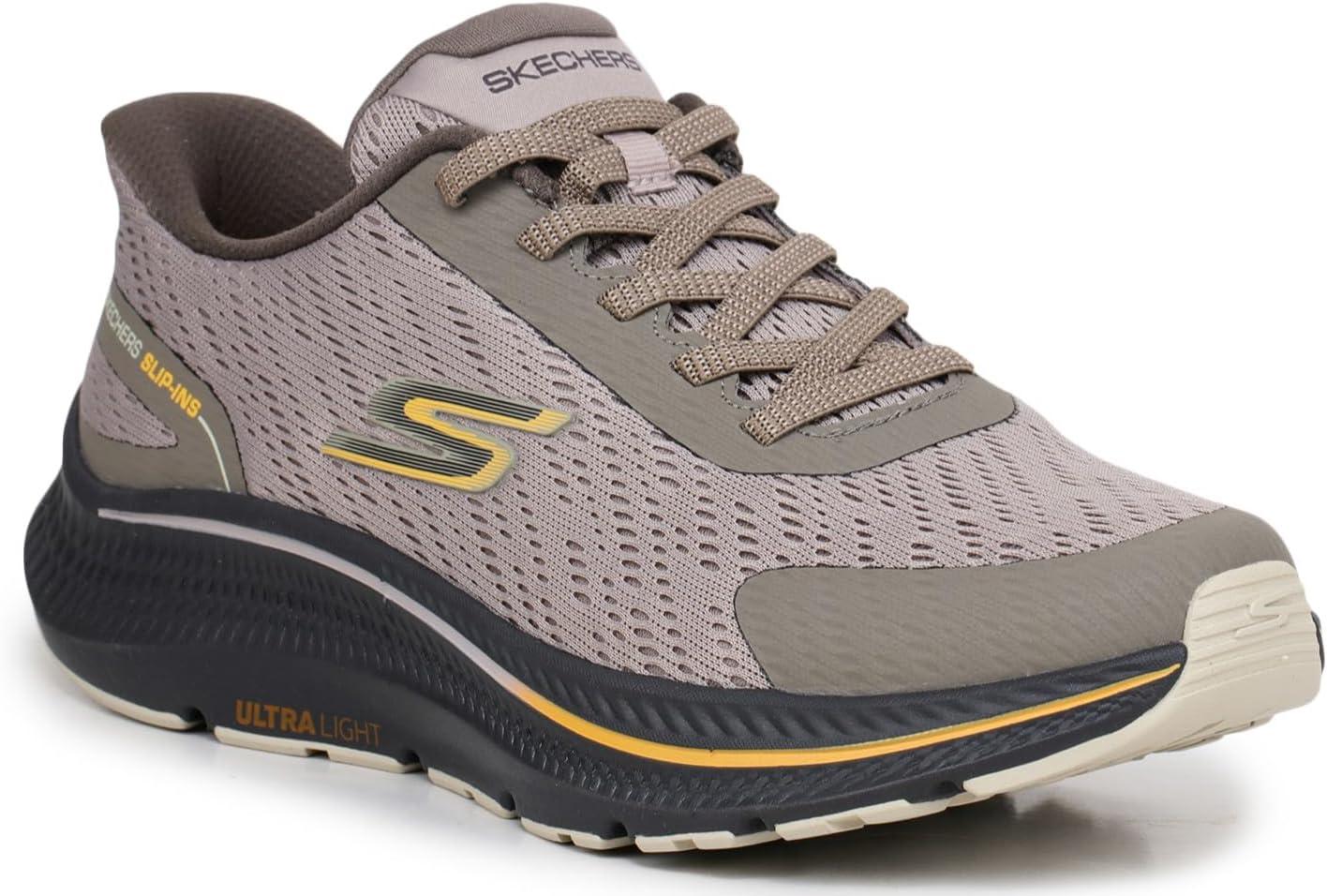 imageSkechers Mens Hands Free Slipins Go Run Consistent 20Worldview SneakerTaupe