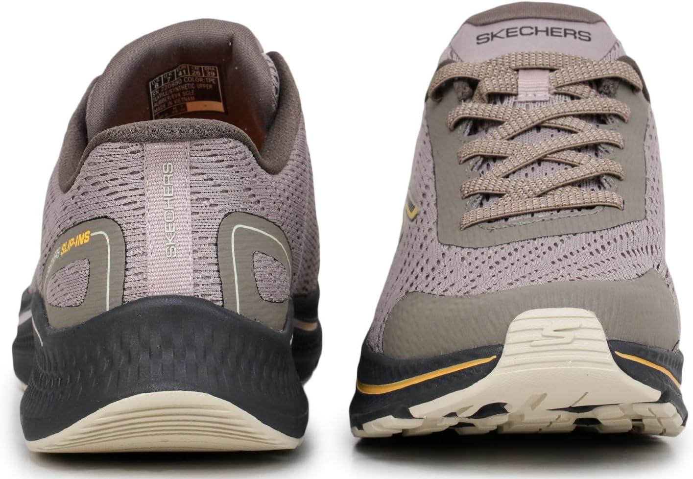 imageSkechers Mens Hands Free Slipins Go Run Consistent 20Worldview SneakerTaupe