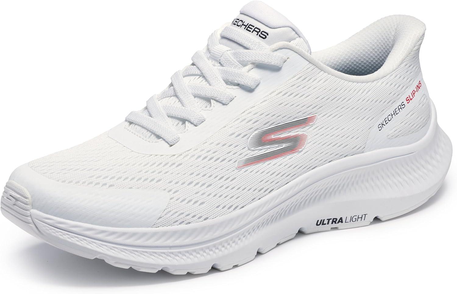 imageSkechers Mens Hands Free Slipins Go Run Consistent 20Worldview SneakerWhite