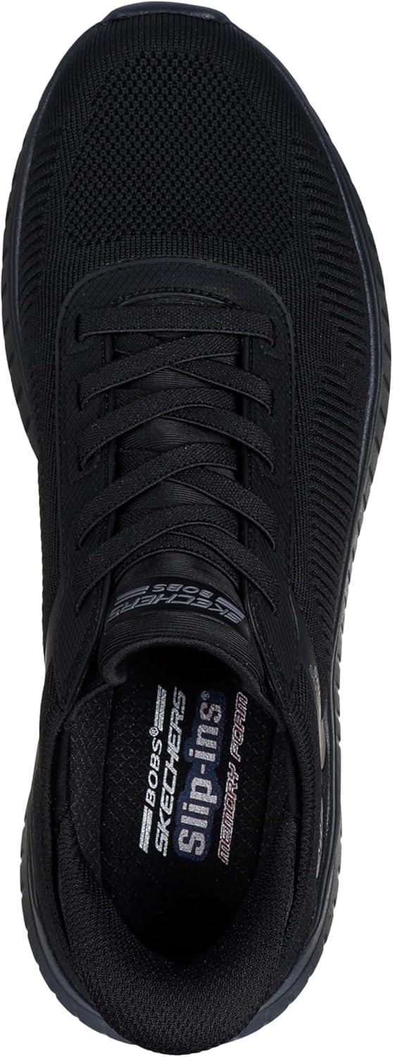 imageSkechers Mens Hands Free Slipins Squad Chaos Solid StepBlackBlack