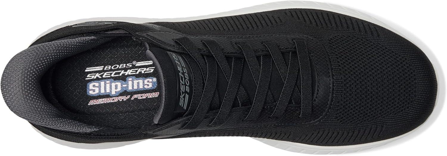 imageSkechers Mens Hands Free Slipins Squad Chaos Solid StepBlackWhite