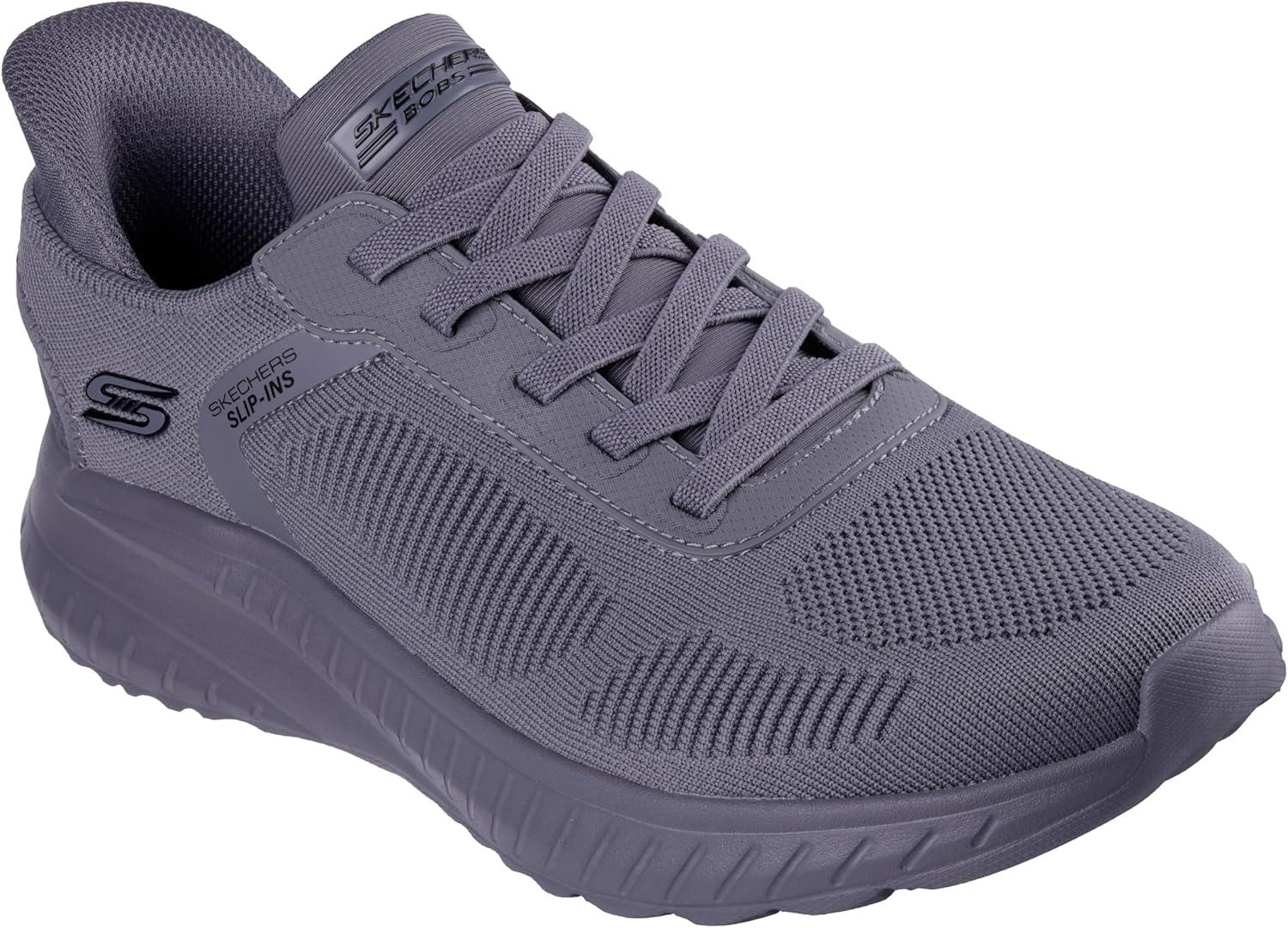 imageSkechers Mens Hands Free Slipins Squad Chaos Solid StepGrey