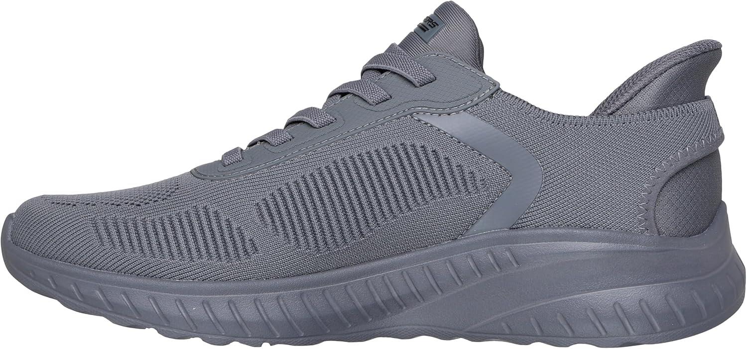 imageSkechers Mens Hands Free Slipins Squad Chaos Solid StepGrey