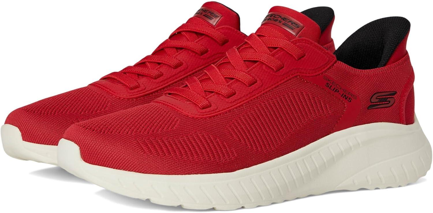 imageSkechers Mens Hands Free Slipins Squad Chaos Solid StepRed