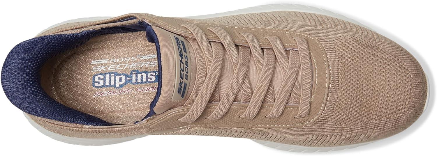 imageSkechers Mens Hands Free Slipins Squad Chaos Solid StepTaupe